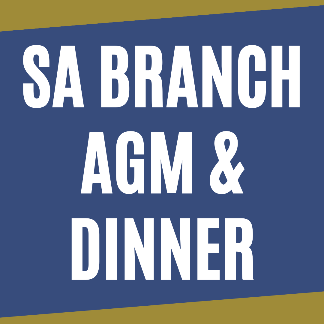 SA Branch AGM Dinner